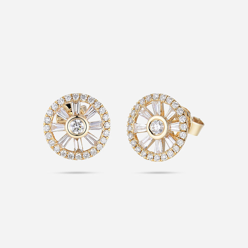 Picture of 14K YELLOW GOLD  DIAMOND EARRING