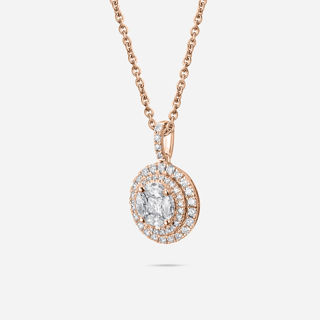 Picture of 14K ROSE GOLD  DIAMOND NECKLACE