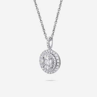 Picture of 14K WHITE GOLD  DIAMOND NECKLACE