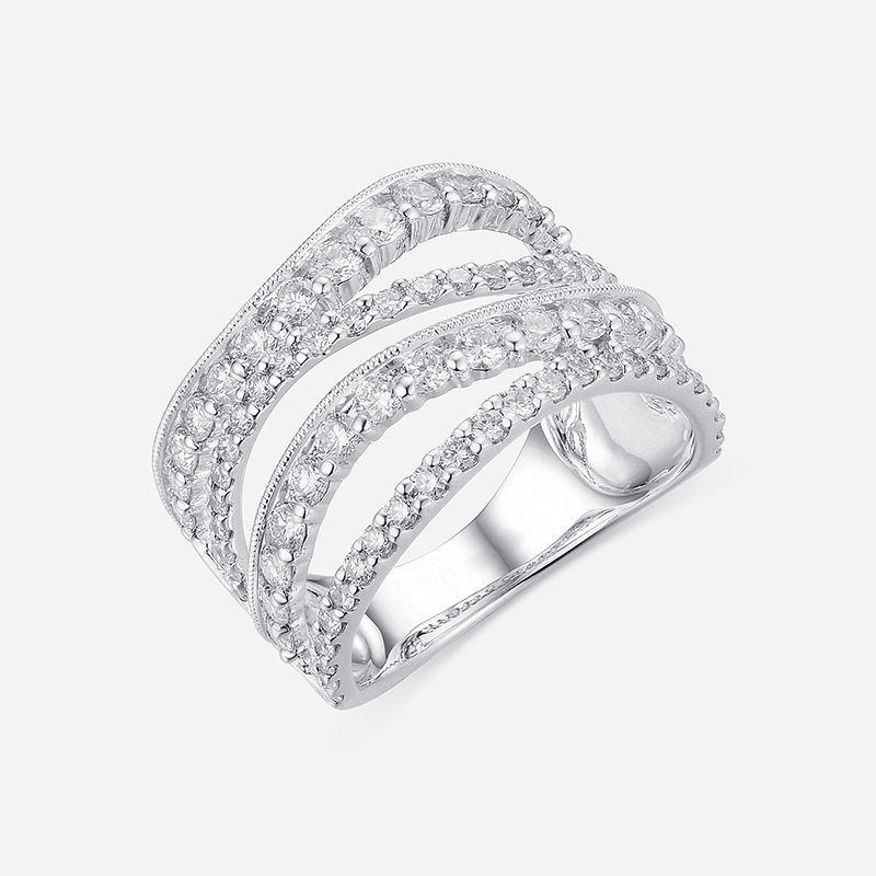 Picture of 14K WHITE GOLD  DIAMOND RING