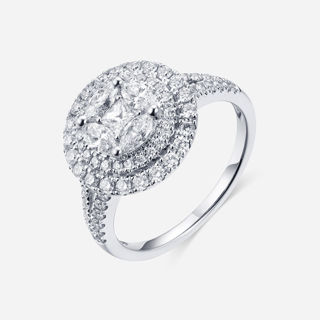 Picture of 14K WHITE GOLD  DIAMOND RING