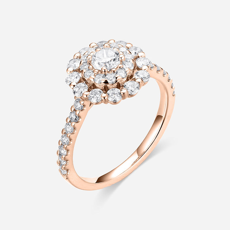 Picture of 14K ROSE GOLD  DIAMOND RING