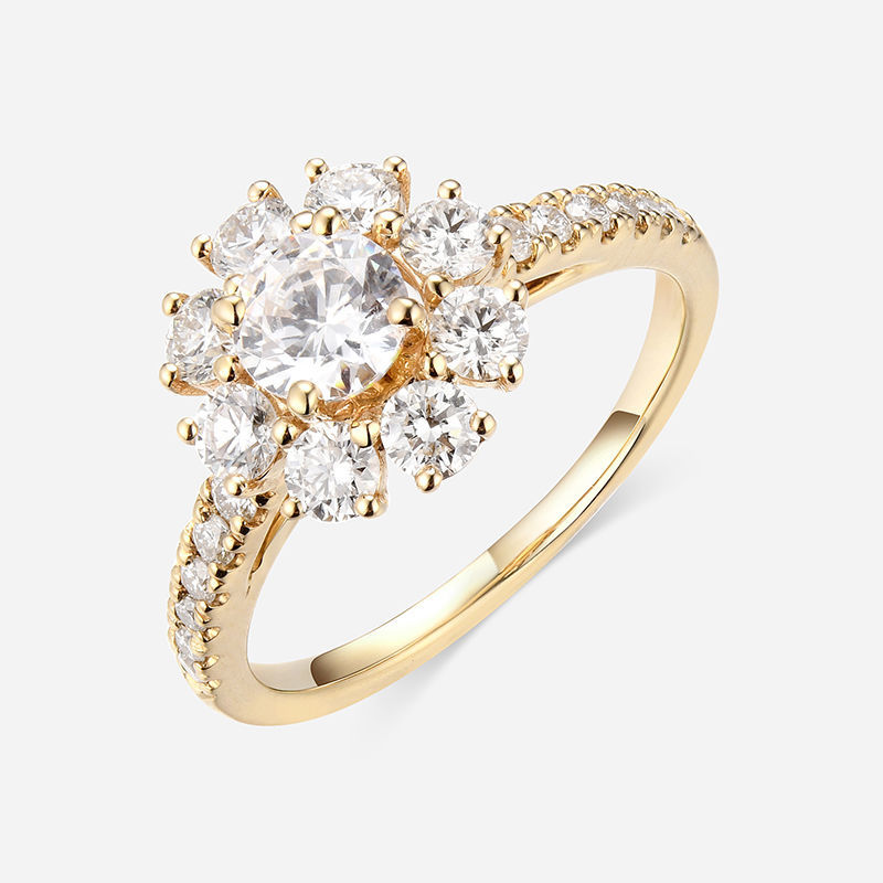 Picture of 14K YELLOW GOLD  DIAMOND RING 