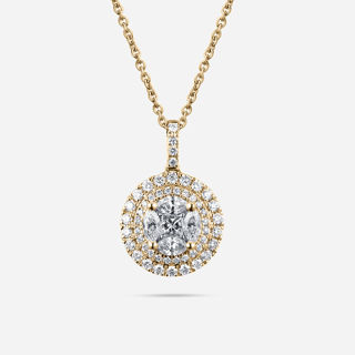 Picture of 14K YELLOW GOLD  DIAMOND NECKLACE