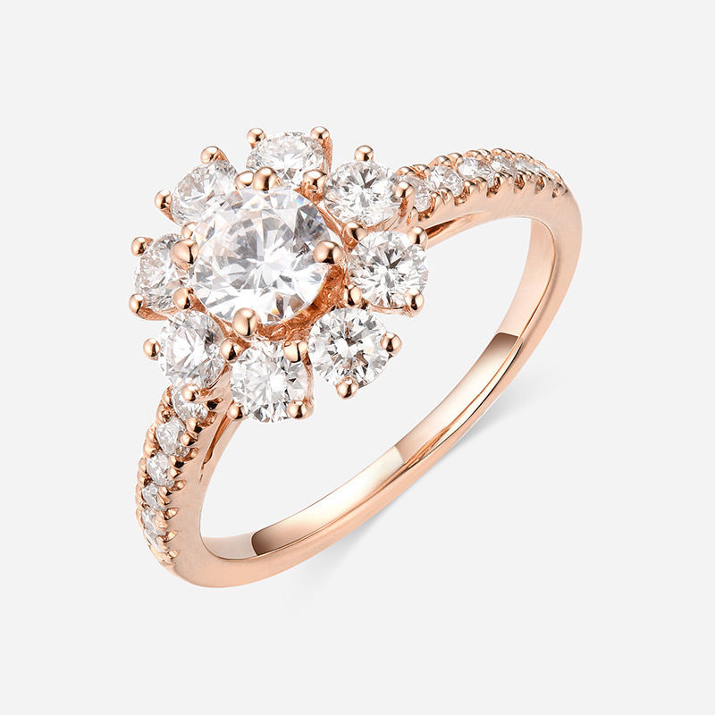 Picture of 14K ROSE GOLD  DIAMOND RING
