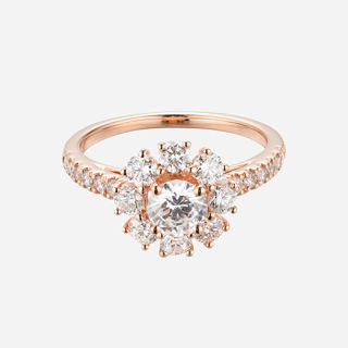 Picture of 14K ROSE GOLD  DIAMOND RING